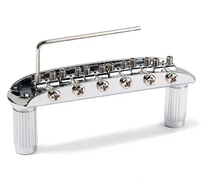 Quality Mustang Style Guitar Bridge Assembly CHROME For Jazzmaster Style Jaguar • $19.99