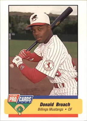 1994 Billings Mustangs Fleer/ProCards #3681 Donald Broach • $1.99