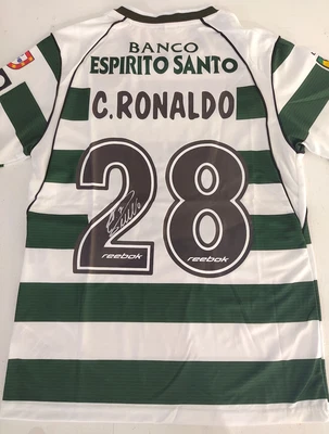 $600 • Buy Cristiano Ronaldo Signed Sporting Lisbon Jersey
