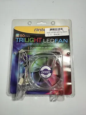 NEW & SEALED Antec 80 MM Tri-colored LED Case Fan New In Package 2U • $6.25