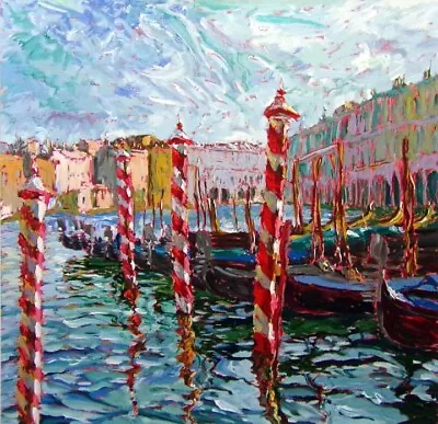 Marco Sassone  Bricole Rosse  Serigraph Hand Signed Art SUBMIT AN OFFER • $3000