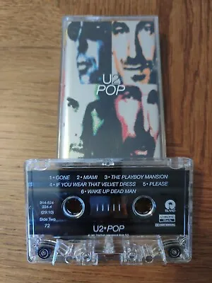 U2 Pop 1997 Cassette Tape With Staring At The Sun And Please  • $12