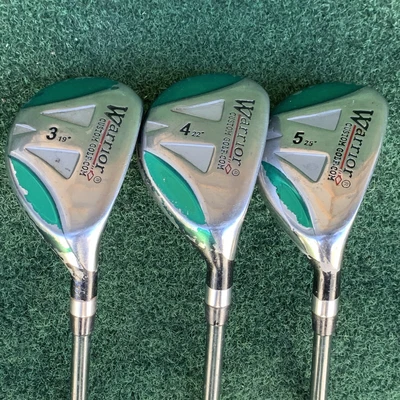 $39.95 • Buy Warrior Custom Golf 3,4,5 Hybrid Set Tour 3.1 Graphite Shafts