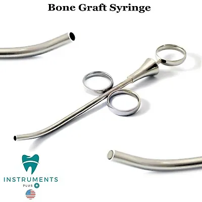 Surgical Implant Bone Graft Syringe 3.5mm Stainless Steel Dentist Instruments CE • $11.99