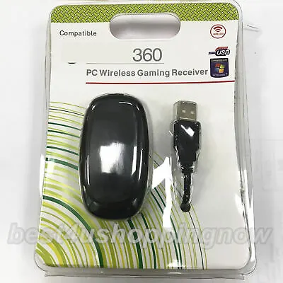 $32.59 • Buy For Xbox 360 Receiver USB Black PC Wireless Controller Gaming Receiver Adapter