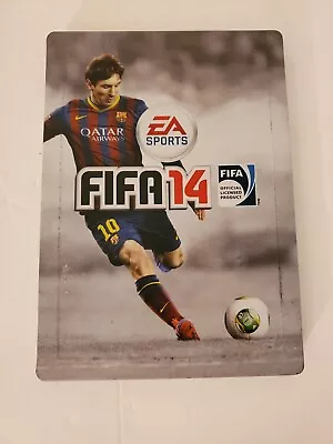 Fifa 14 Steelbook XBOX 360 Rare US Messi Cover Tested Working • $12.99