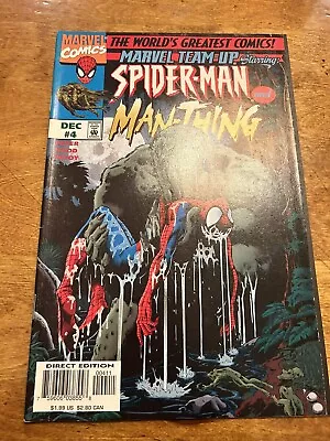 Marvel Team-up #4  Starring Spider-Man & Man-Thing Marvel 1997 • $5