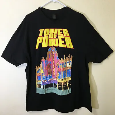 2018 Tower Of Power Concert Tee T Shirt Mens 2XL Oakland 50 Year Anniversary • $29.99