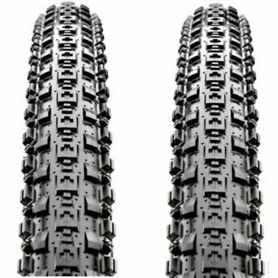 1 Pair Maxxis Crossmark MTB Tyres 26 X 2.10  Black Mountain Bike Tires Wire Bead • $143.99