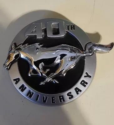 🌟 Ford OEM 2004 Mustang 40th Anniversary LH Fender Emblem Badge 4R3J-16C149-AB • $23.99