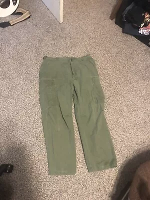 Vietnam Us Army Usmc L/s 3rd Pat Ripstop Pants. 1967 • $120