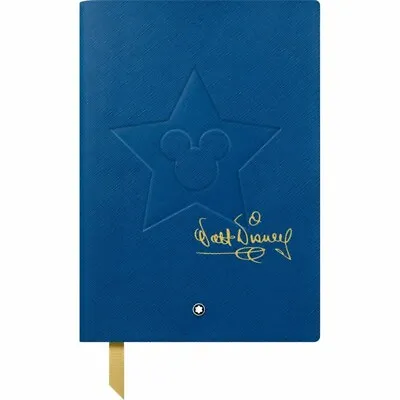 Montblanc Note Pad 146 Walt Disnet Blue 119505 Stripe 5 7/8x8 5/16in The B • $120.30