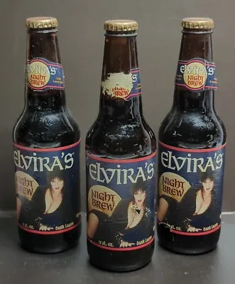 ✨VINTAGE✨ ELVIRA  MISTRESS OF DARK  Night Brew Bottle Beer Cassandra Peterson • $76.42