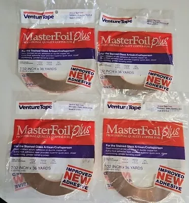 Lot Of 4 VentureTape MasterFoil Plus Copper Foil 7/32 X36 Yds 1.25 Mil • $80