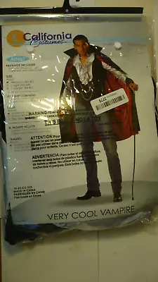 California Costume Very Cool Vampire Adult Men Halloween Outfit 01067 Medium • $30