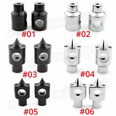 $49.78 • Buy Pair Motorcycle 1  Handlebar Risers Fit For Yamaha V Star 650 1100 Road Star XV