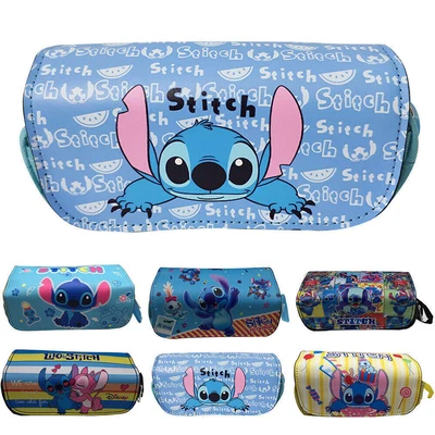 £5.60 • Buy Lilo & Stitch Pencil Case Pen Organizer Pouch Kids Boys Girls Elementary Gifts