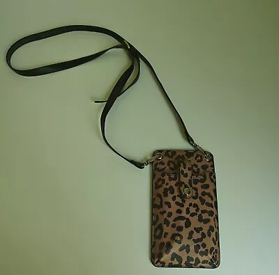 Madden Girl Leopard Print Crossbody Smartphone Wallet Purse • $13.99