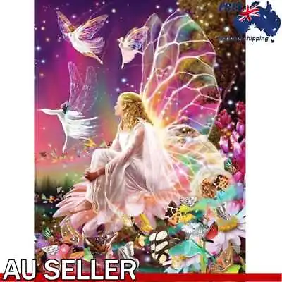 $11.59 • Buy Butterfly Fairy 5D Diamond Painting Embroidery DIY Needlework Home Decor