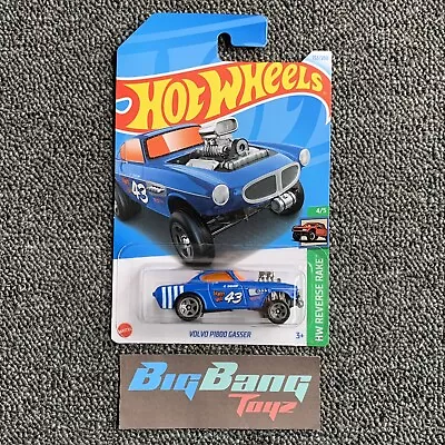 Hot Wheels Volvo P1800 Gasser Blue #153 Mainlines 2024 Case H/J (In-Stock) New • $1.99