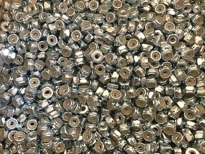 6-32  Zinc Nylon Insert Stop Lock Nut -  100 Pieces • $7.35