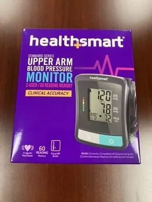 NEW! Health Smart Upper Arm Blood Pressure Monitor With LCD Display • $12.99