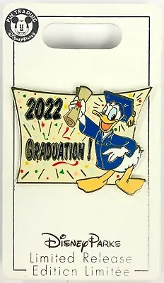 $39.99 • Buy 2022 Disney Parks Disneyland Resort Donald Duck Graduation Limited Release Pin
