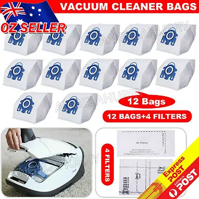 12x Vacuum Cleaner Bags For Miele 3D GN COMPLETE C2 C3 S2 S5 S8 S5211 Models NEW • $21.96