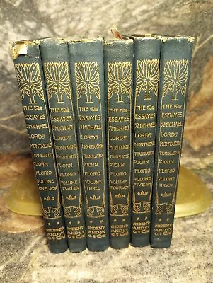 1899  The Essays Of Montaigne  By John Florio  Complete Set -HC • $100