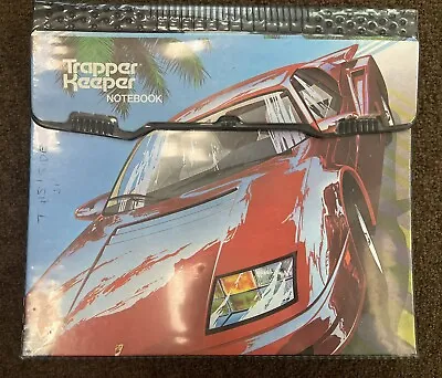 Vintage Mead Trapper Keeper Notebook Ferrari Red Sports Car Retro 80s 90s School • $34.99