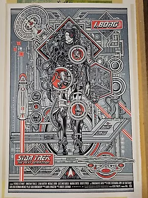 Star Trek I Borg By Jesse Philips Variant VERY RARE  Mondo Print Poster 65/80 • $399