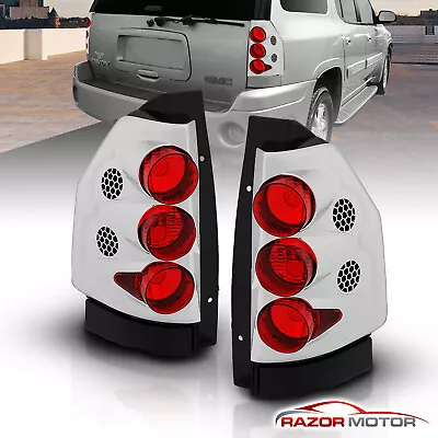 2002-2009 Fit GMC Envoy/2002-2006 Envoy XL Chrome Rear Brake Tail Lights Pair • $91.56