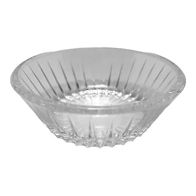 $15.98 • Buy Val St Lambert Balmoral Crystal Dessert Fruit Bowl Lines To Top Belgium 5 In