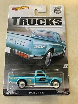 Hot Wheels Premium 2016 Car Culture Trucks Datsun 620 Pickup Real Riders • $9.99