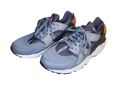 Nike Air Huarache PRM Men's Size 10.5 Safari Gray Animal Print Max 704830-062 • $49