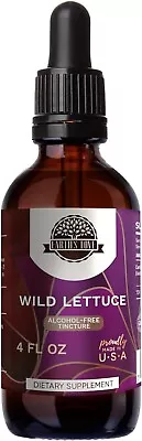 New Earth's Love - Wild Lettuce Alcohol-Free Herbal Extract Tincture Super-C... • $105.99