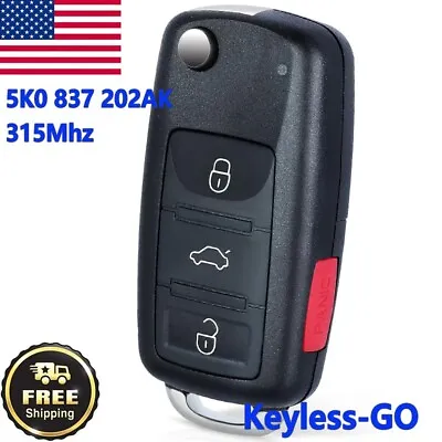 Keyless-Go Smart Remote Key Fob 4B For Volkswagen With Proximity NBG010206T  • $47.95