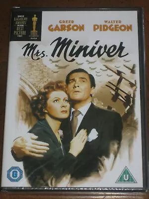 MRS. MINIVER (1942) (**Locked PAL REGION 2 Formatted DVD**) GREER GARSON - NEW!! • $4.95