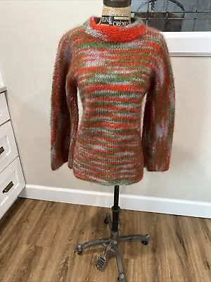 Vintage Italian 60s Rare Funky European Ski Mohair Sweater Boho • $39.99