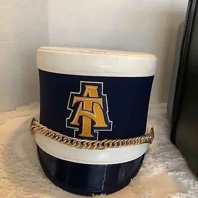 Marching Band Hat A&T State University North Carolina With Carrying Case SZ 7.5 • $19.23