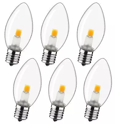 LED Night Light Bulb â€“ C7 E12 LED Bulbs â€“ Candelabra Light Bulbs 0.6 Watt... • $12.14