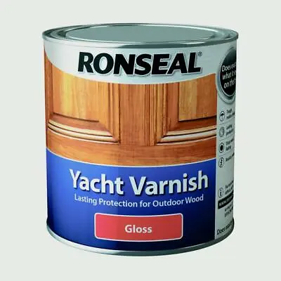 £33.95 • Buy Ronseal Yacht Varnish Gloss 1L, 500mL OR 250mL