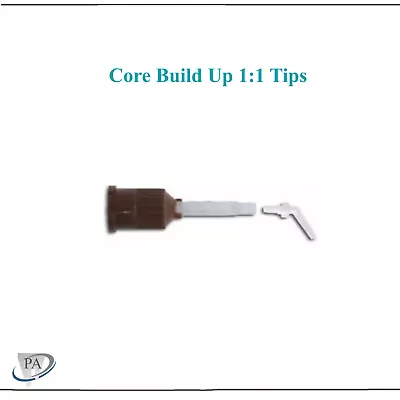 Dental HP Mixing Tips Brown With Intra Oral Tips For Core Marterial Mixpac 20/Pk • $38.95