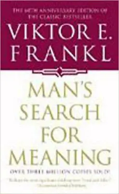 Man's Search For Meaning Frankl Viktor E. Mass_market Used - Very Good • $8.39