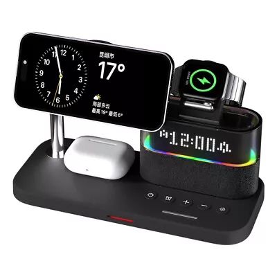 Charging Dock Wireless Charger For Apple Watch 9 8 7 6 5 4 3 Se IPhone  Airpods • $61.99