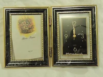 Photo Frame With Clock For 3.5  X 5  Photo- New In Package - Promo Item • $9.99