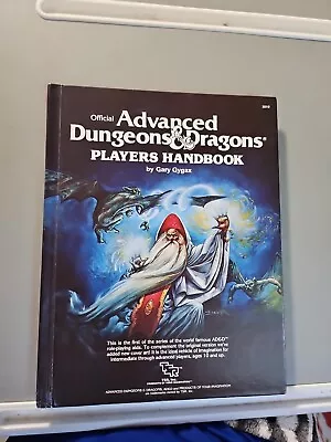 TSR Advanced Dungeons And Dragons Players Handbook- 1980 • $14