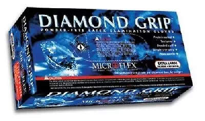Microflex MF300XL Powder Free Diamond Grip Latex Gloves XL (100 Gloves Per Bo... • $33.99