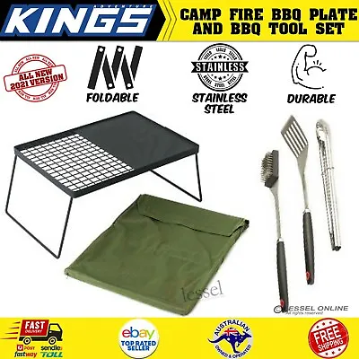Camping Tool Kit Campfire Cooking Grill Hotplate Portable BBQ Tool Set Kings  • $92.25