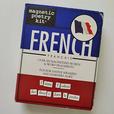 French Magnetic Poetry Kit  Language Word Refrigerator  Magnets • $12.99